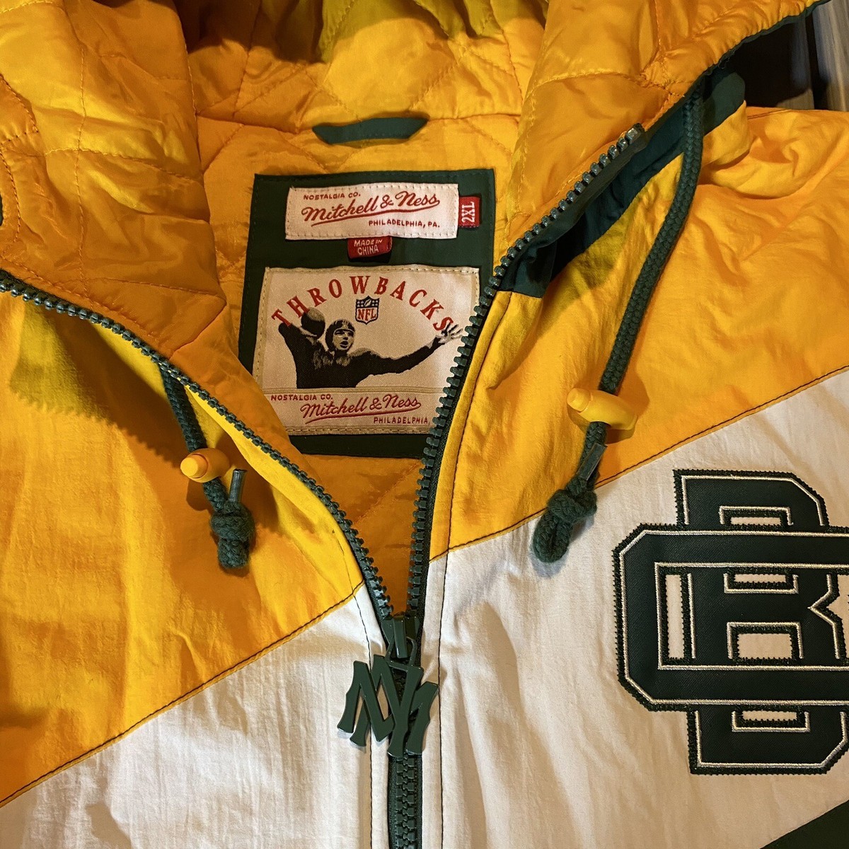 Mitchell & Ness NFL Green Bay Packers Puffer Jacket 90s Starter