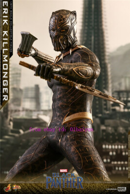 Perfect Hot Toys Mms471 1/6 Black Panther Erik Killmonger