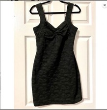 NWT Size s Women's Little Black Dress Candies's brand knot style bust Sleeveless