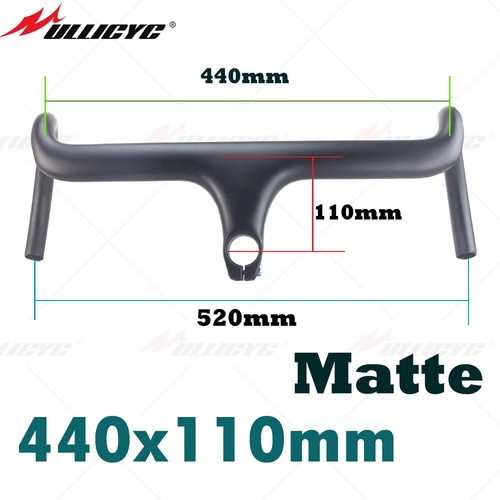 Manillar integrado de carbono para bicicleta de carretera todo cableado interno grava bicicleta barra de caída - Imagen 40 de 41