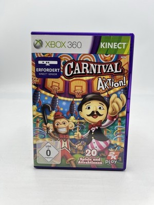 Microsoft Xbox 360 Spiel Carnival Games in Aktion! mit Anleitung Getestet Kinect