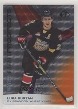 2019-20 Upper Deck SP Game Used CHL Edition Orange 67/199 Luka Burzan #61 07r2