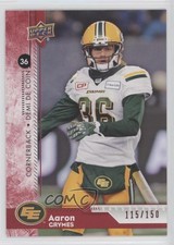 2018 Upper Deck CFL Red 115/150 Aaron Grymes #31 gd1