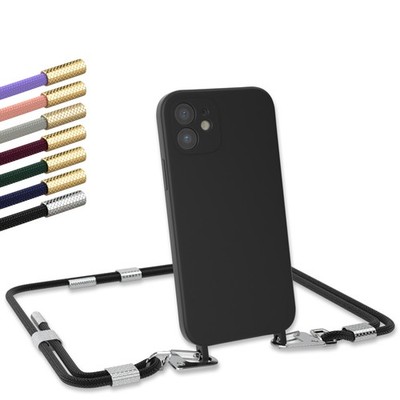 EAZY CASE für Apple iPhone 14 Pro Handyhülle zum Umhängen Tasche mit Band Kordel