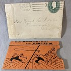 Antique 1893 PLANT MANDEVILLE SEEDS AND KING CO. Gas Ration Book & Envelope 2cen — photo 3
