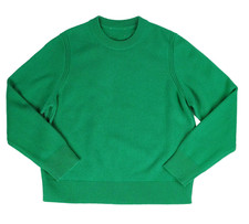 Unbranded Women's Cashmere Sweater Pullover Green Crew Neck Size Large Chest 42"