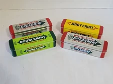 Wrigley's Juicy Fruit, Double Mint, And Spearmint Chewing Gum Tins - Lot