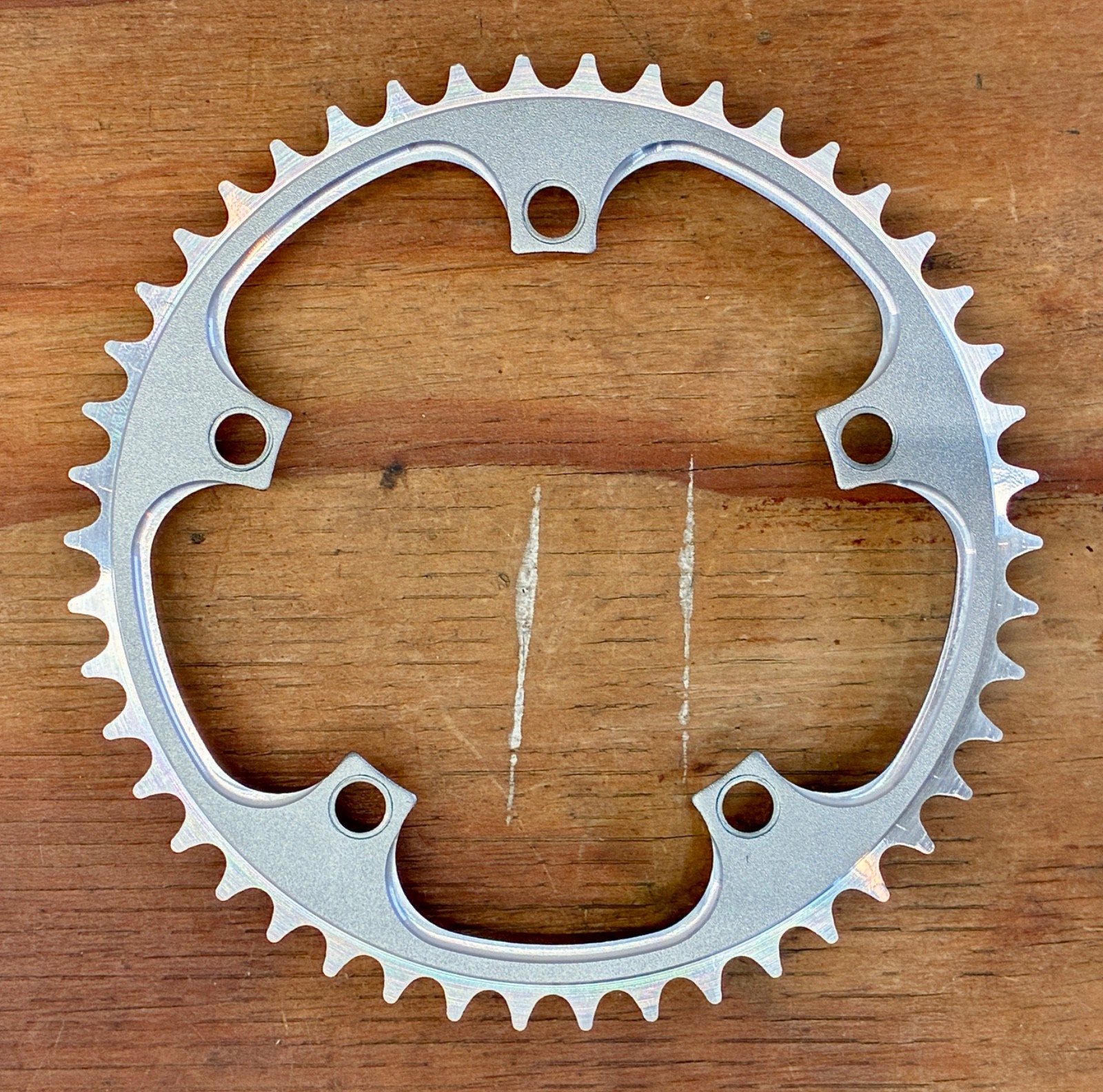New Chainring 46 tooth 3/32" 130 bcd Single Ring / Fixed Sil