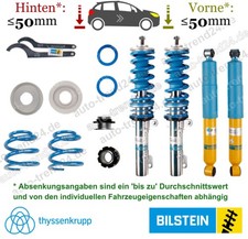 Bilstein B14 Gewindefahrwerk 30-50mm Tieferlegung für Audi A3 8L1, Bj. 1996-2003