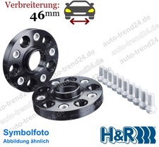 HR DRA Spurverbreiterung schwarz 46mm/Achse Mercedes-Benz GLE V167 Bj. 2018-2025