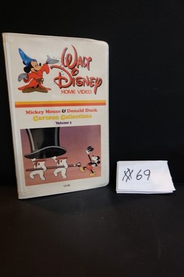 Mickey Mouse & Donald Duck Cartoon Collection Vol. 1 Walt Disney Video VHS #69