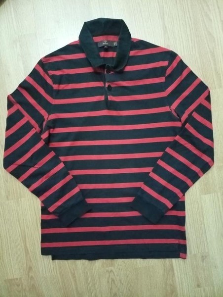 Men Mulberry Sweater Black Cotton M