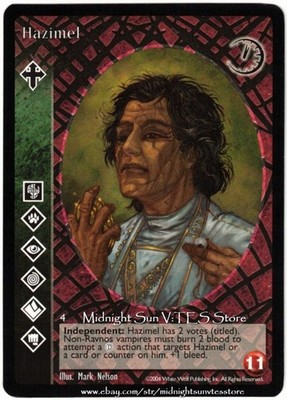 Hazimel Ravnos Gehenna V:TES VTES Vampire CCG