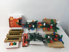 Large Mixed Lot Christmas Lights Bulbs C7 C9 Vintage Modern New Preowned