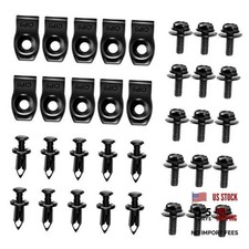 35pcs Engine Under Cover Splash Shield Guard Body Bolts Fender Liner Fastener