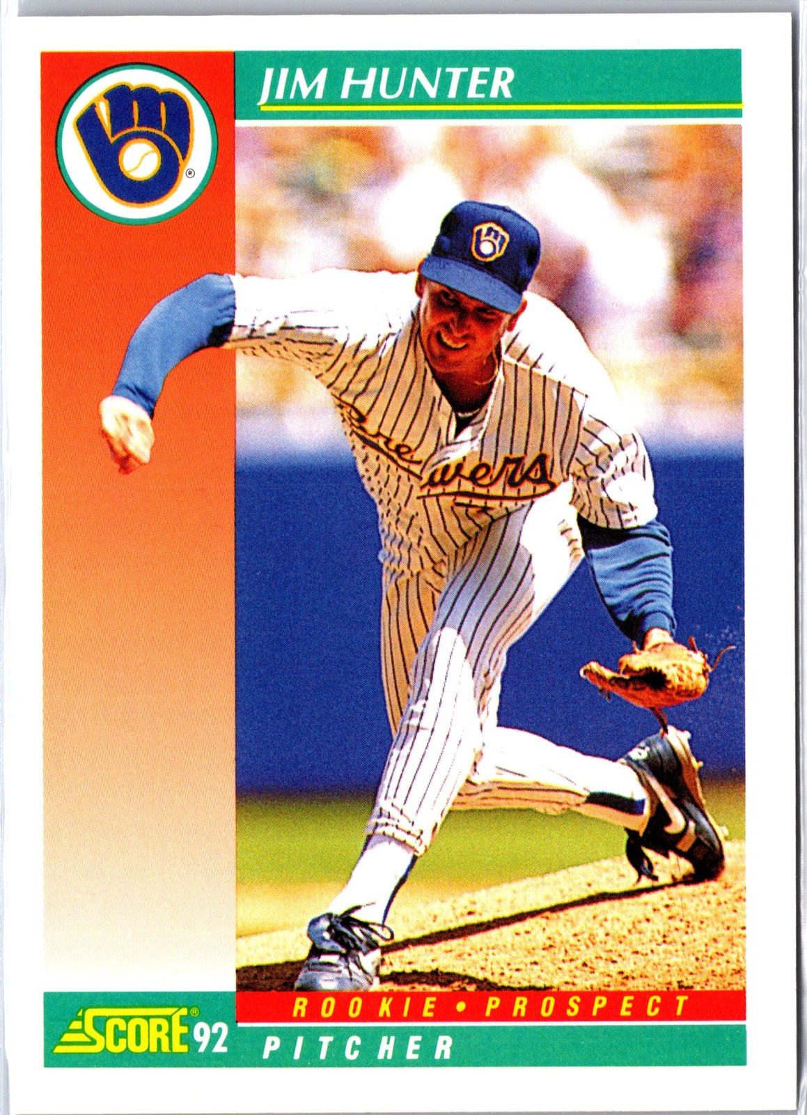 1992 Score #741b Jim Hunter