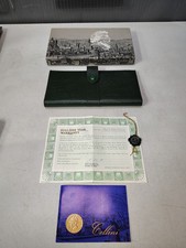 Custodia porta documenti Rolex Cellini vintage con carta e libro di garanzia