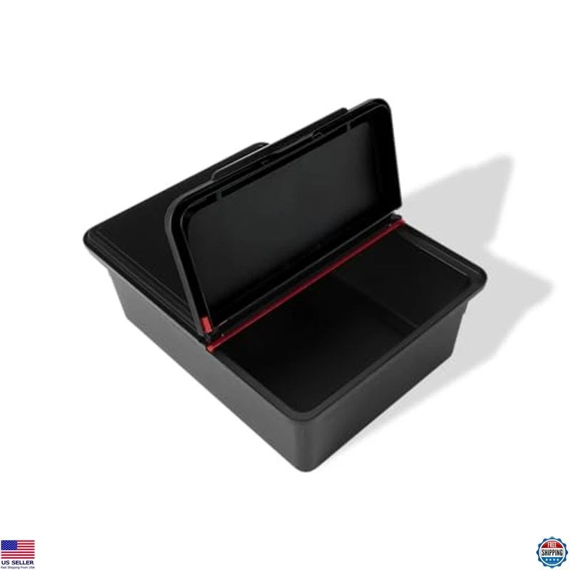 Cubo de almacenamiento exterior Weber, plástico duradero, gran capacidad, resistente a la intemperie, Foto 4 de 4