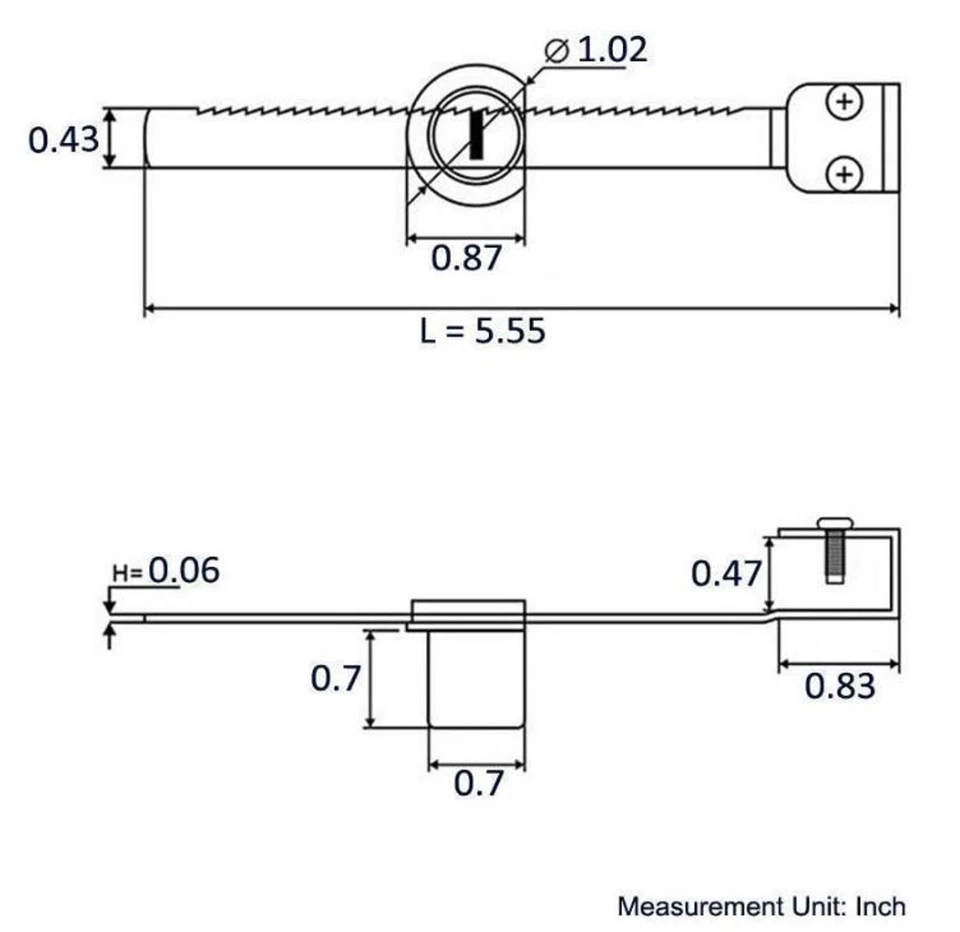 Display Case Lock Showcase Lock for Sliding Glass Door, Display Case Lock - Image 4 of 4