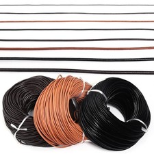 Round Genuine Leather Cord for DIY Jewelry Necklace / Bracelet Making String