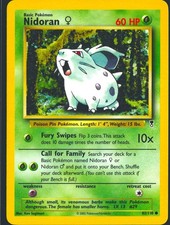 Nidoran F 82/110 Common Legendary Collection Pokemon Lightly Played