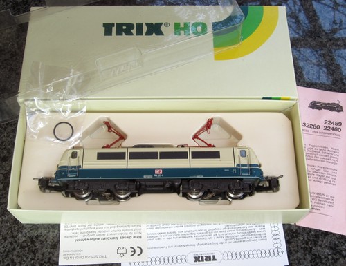 TRIX  EXPRESS 32260 Ellok BR 184 beige/türkis, OVP, TOP | Zustand: Gebraucht