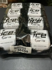 Ice Yarns 8 Skeins Sale Metallic Black New