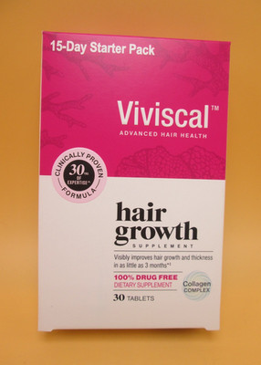 Viviscal Advanced Hair Health 15-Day Starter Hair Growth Supplement 30 Tablets