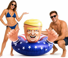 NINOSTAR Inflatable Pool Float American Pool Float for Summer Pool Party