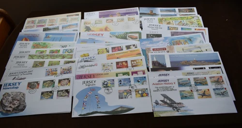 Jersey First Day Covers, 2007, 2008 and 2009, Sold Individually