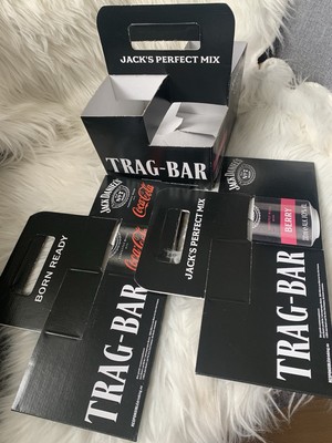 °°° 6 TRAG -BAR °° Coca Cola °° Jack Daniels Für Dosen unnbenutzt Dosen Tragen