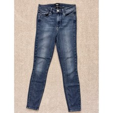 Paige Hoxton Ankle Jeans 27 Blue High Rise Skinny Medium Wash Denim Made in USA