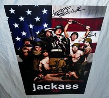 Johnny Knoxville & Director Jeff Tremaine Signed 12x18 Photo Jackass 2.5