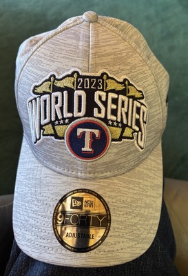 Texas Rangers 2023 World Series Champions New Era 9FORTY Adjustable Hat NWT