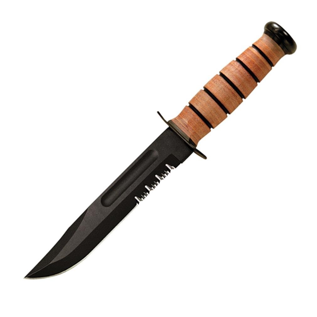 Fixed Blade With Brown Handle And Hard
