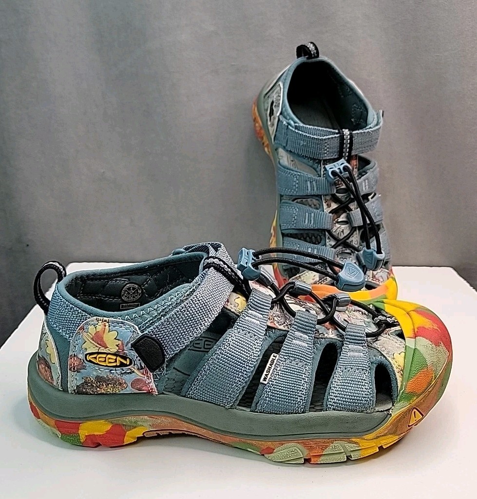 Sandali da acqua Keen unisex per bambini Newport H2 multicolore RARI NAC Art Design ottime condizioni!