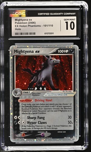 Mightyena ex 2006 EX: Holon Phantoms #101/110 Holo Price Guide