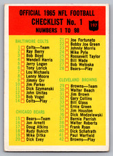 1965 Philadelphia Football Cards 9
