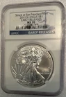 2011 (S) Silver Eagle Early Releases NGC MS70 #197