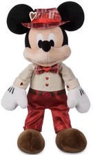 New NWT Disney Store Mickey Mouse 2022 Valentine's Day Plush 16" Stuffed Animal