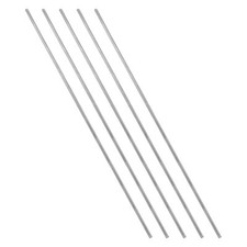 2mm Dia 300mm Length 304 Stainless Steel Solid Round Rod for DIY Craft 5pcs