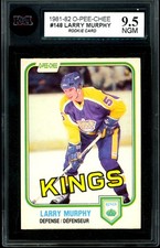 1981-82 O-PEE-CHEE OPC NHL #148 Larry Murphy HOF Rookie KSA 9.5 NGM L A Kings RC