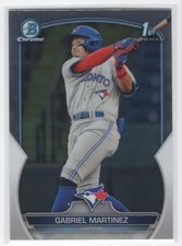 2023 Bowman Chrome Prospects 1st Gabriel Martinez Toronto Blue Jays #BCP-45