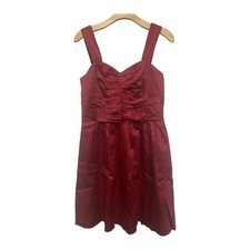 EXPRESS Women's Fit & Flare Cocktail Dress Size 12 Burgundy NWT