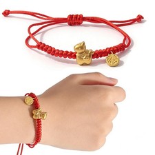 2026 Year Of The Horse, Sign, Horse Red Rope, Woven Bracelet, Brac✅DE K1Q8