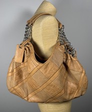 Y2K Makowsky Genuine Leather Patchwork Hobo S...