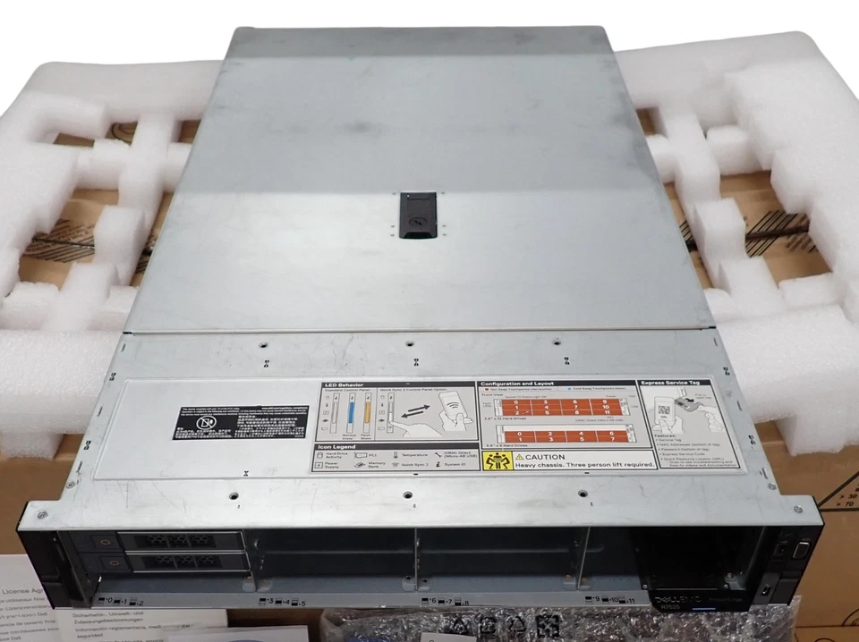 Dell PowerEdge R7525 2x 16C AMD EPYC 7302 16GB Ram 2x 240GB SSD 12-Bay 2U Server - Image 3 of 4