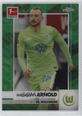 2020 Topps Chrome Bundesliga Green Wave Refractor 74/99 Maximilian Arnold 13kb