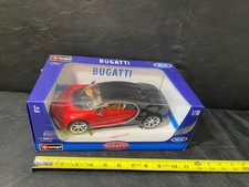 Burago Bugatti Chiron METAL 1:18 diecast Red Black