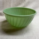 VTG Fire King Jadeite Swirl Oven Ware 9" Nest Mixing Bowl Made In USA No.13